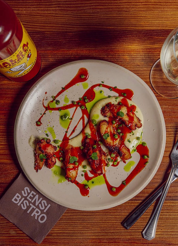 Many unique tapas dishes at Le Bistro Sensi