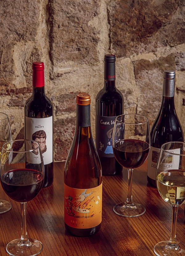 Amazing wine selection at Le Bistro Sensi